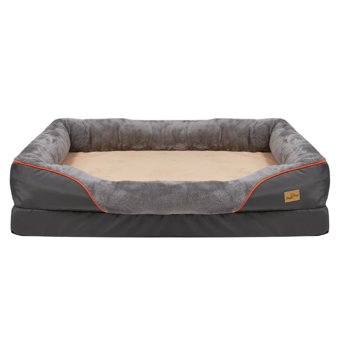 Jumbo Orthopedic Dog Bed Elevated Cushion Warm Waterproof Mattress