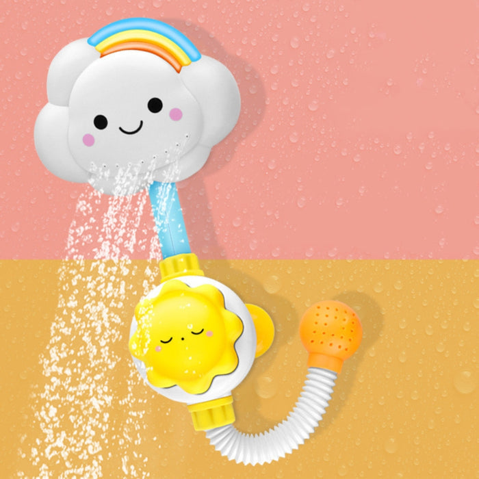Shower Bath Toy Sprinkler Head Interactive Spray Fun for Kids in the Bath