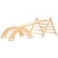 Kinderfeets Pikler Rocking & Climbing Arch Wooden Play Arch and Rocker for Kids