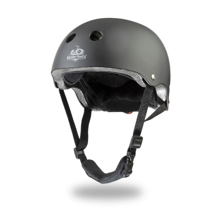 Kinderfeets Toddler Bike Helmet Adjustable Safety Helmet Matte Black