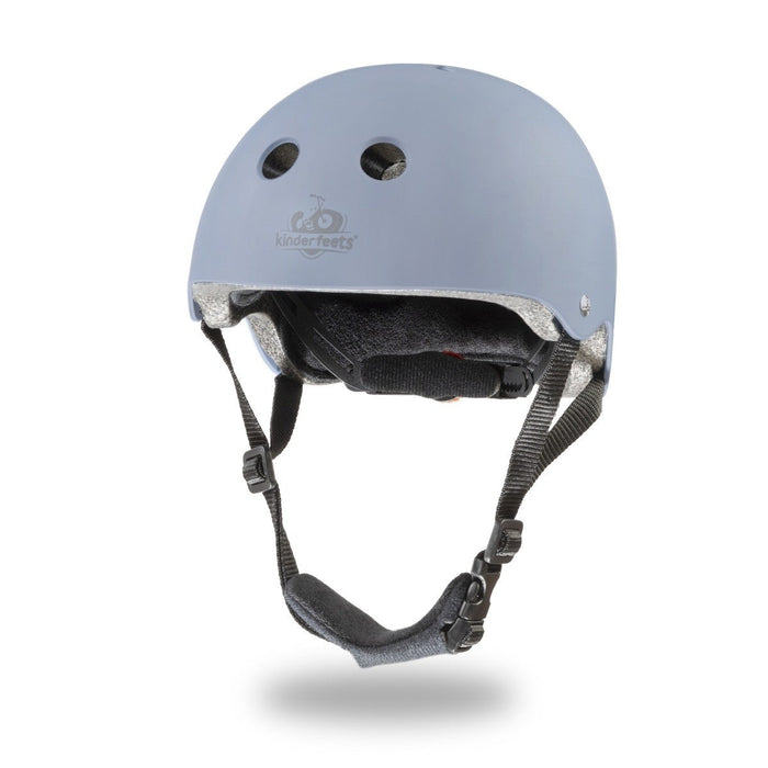Kinderfeets Toddler Bike Helmet Matte Slate Blue Adjustable Safety Helmet
