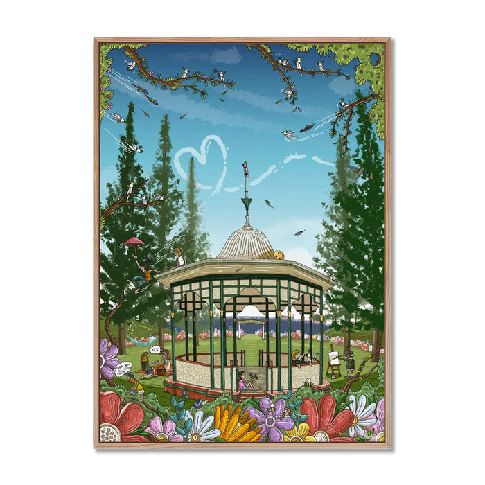 Canvas Print / A1 (594 x 841mm) Most Popular size / Oak