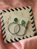 Kingman Turquoise Hoops