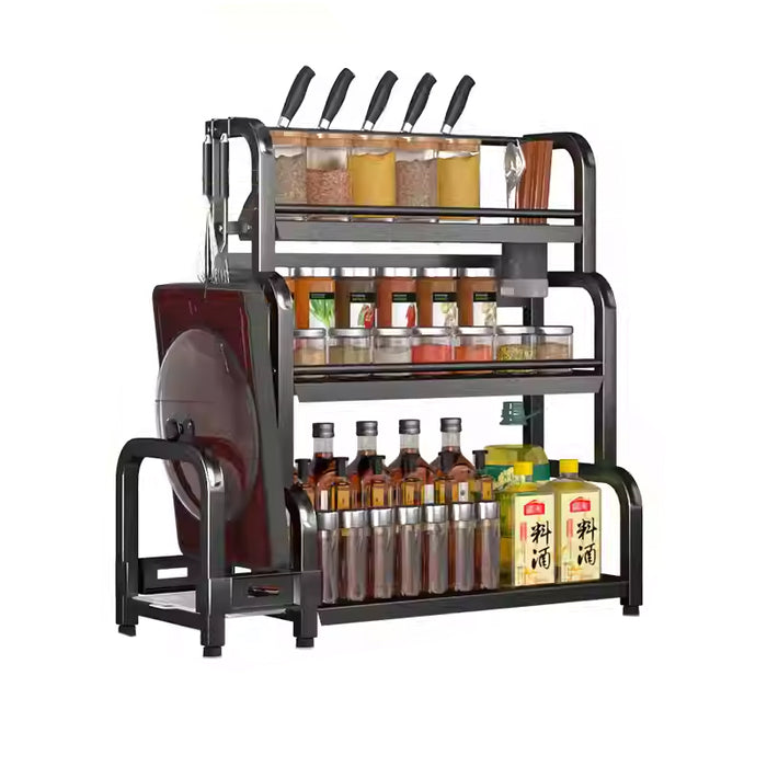2 / 3 Tier Rack Holder and Organizer for Spice Storage, Bathroom or Countertop Organizer