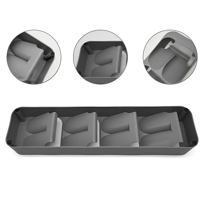 1/2 Pcs 8 Slot Spice Storage Organizer for Kitchen Drawers