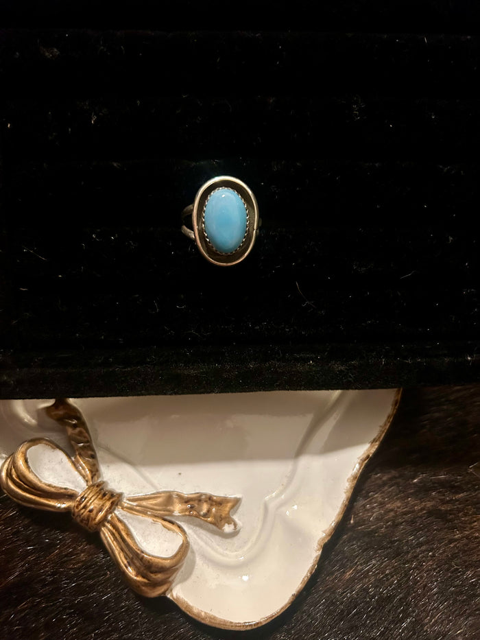 Larimar Ring Size 8