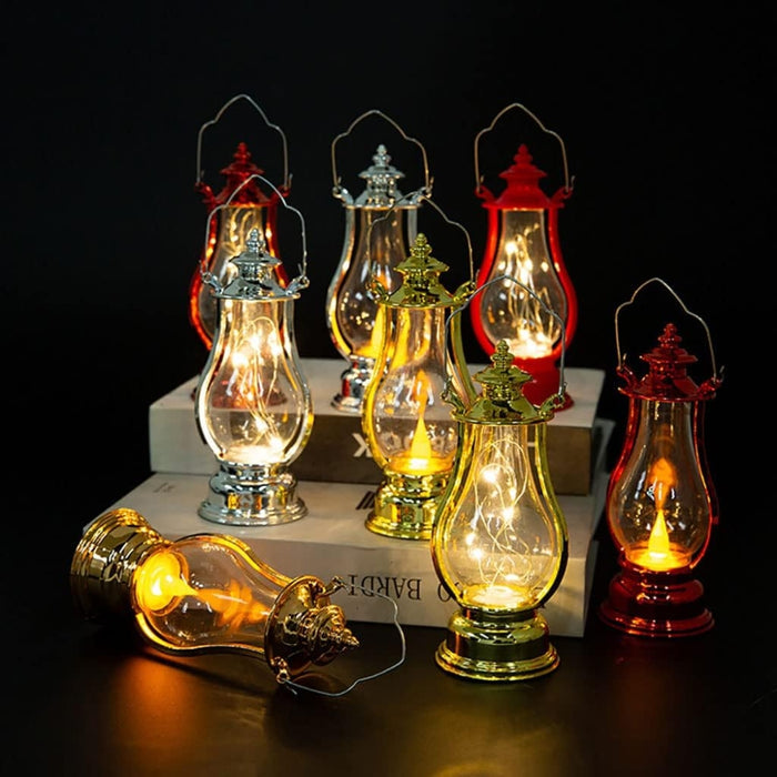 Led Retro Small Oil Lamp Multicolor Interior Decorative Desk Lamp