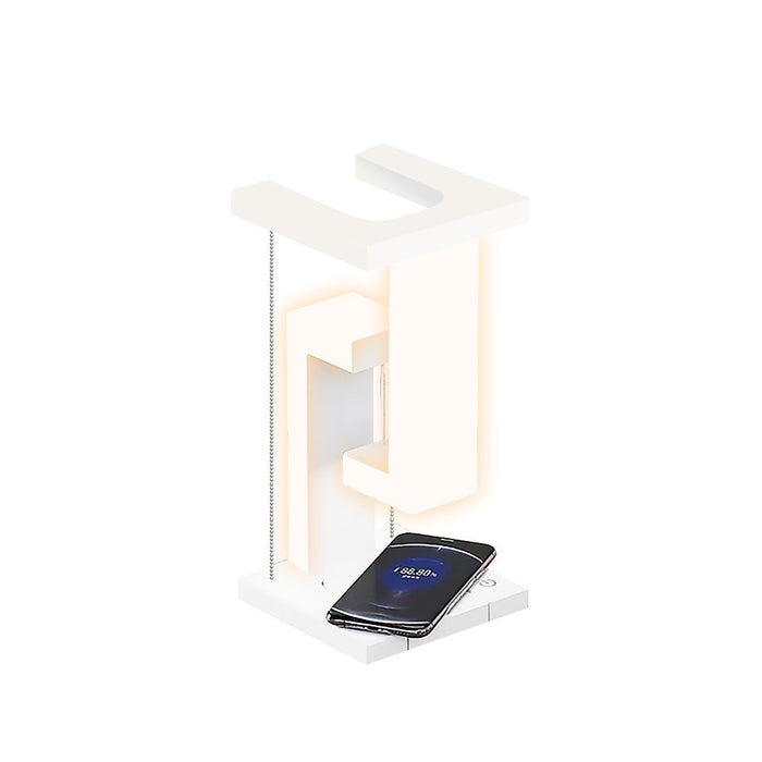 Wireless Charging Levitating LED Table Night Lamp-USB Plugged-in