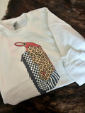 Leopard Chap Crewneck