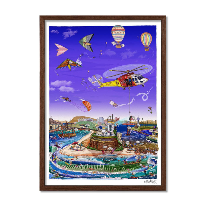 Fine Art Print / A1 (594 x 841mm) Most Popular Size / Walnut