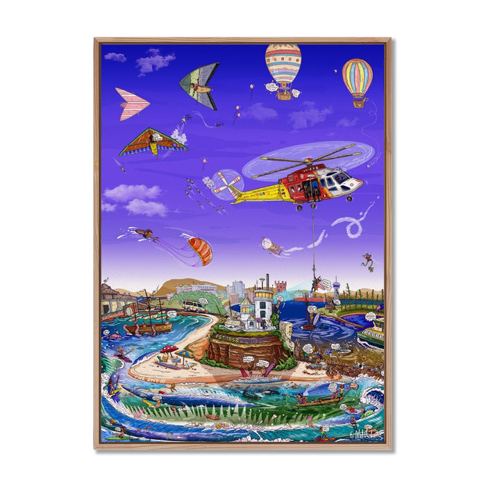 Canvas Print / A1 (594 x 841mm) Most Popular Size / Oak