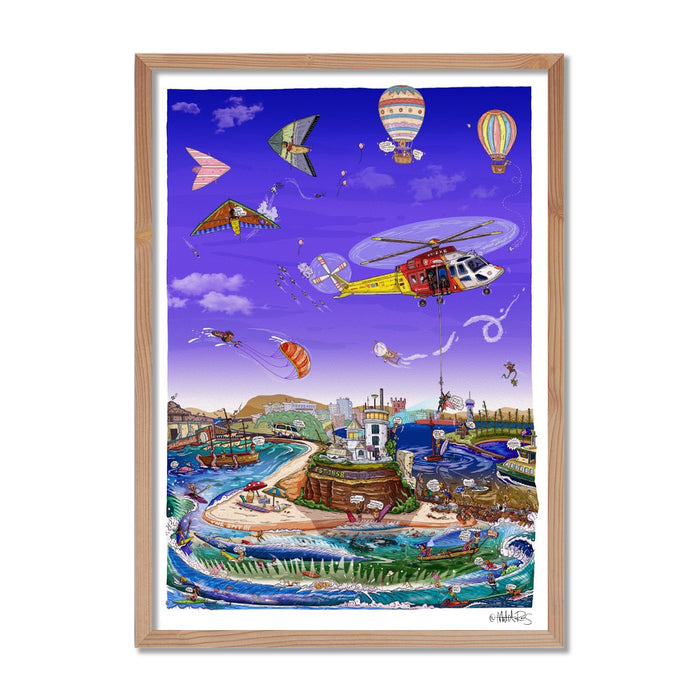 Fine Art Print / A1 (594 x 841mm) Most Popular Size / Oak