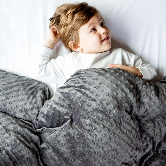 COMFEYA Soft and Comfortable Weighted Blanket Duvet Cover - Gray