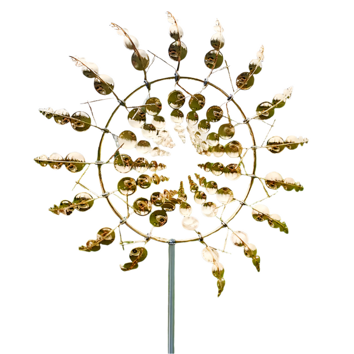 Magical Kinetic Metal Windmill Spinner Unique Wind Powered Catchers