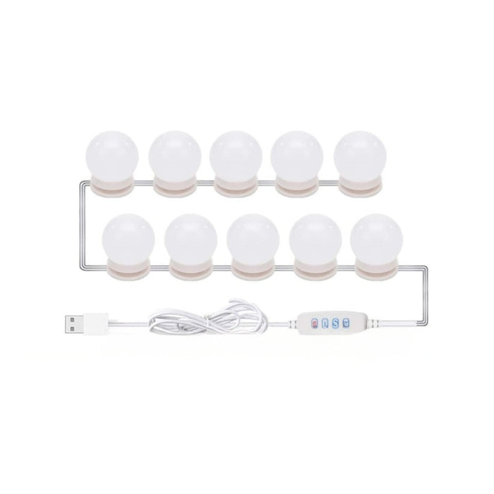 Makeup Mirror LED Light Bulbs Vanity Lights USB 12V Lighting Dimmable LED