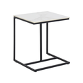 Marble Coffee Table Sofa Side End Table C Shape Bedside Laptop Table
