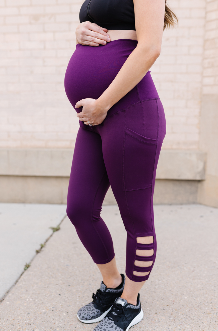 Maternity Cut Out Capri