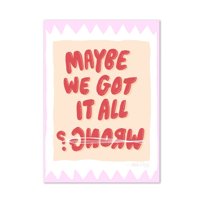 Maybe We Got It All Poster
