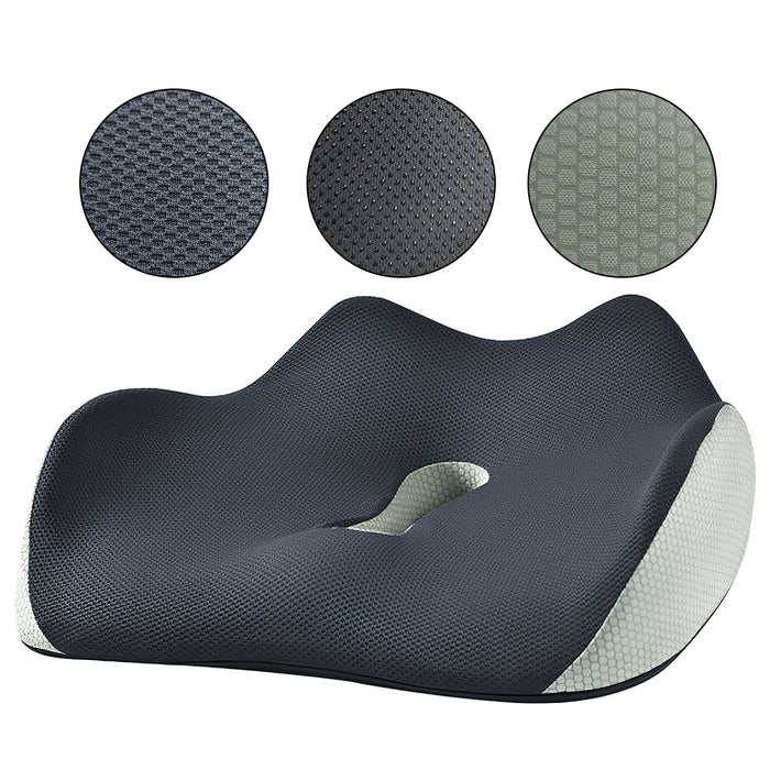 COMFEYA Ergonomic Design Memory Foam Seat Cushion