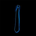 Men's LED Glowing Neon Tie Light-Up Party Accessory
