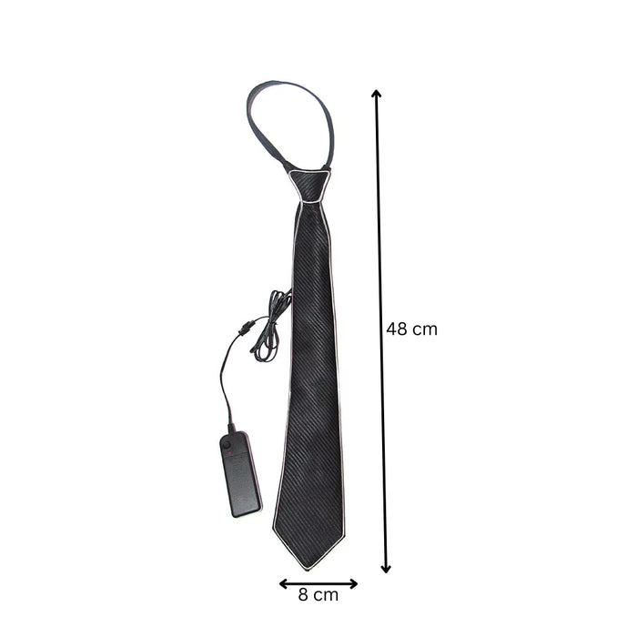 Men's LED Glowing Neon Tie Light-Up Party Accessory
