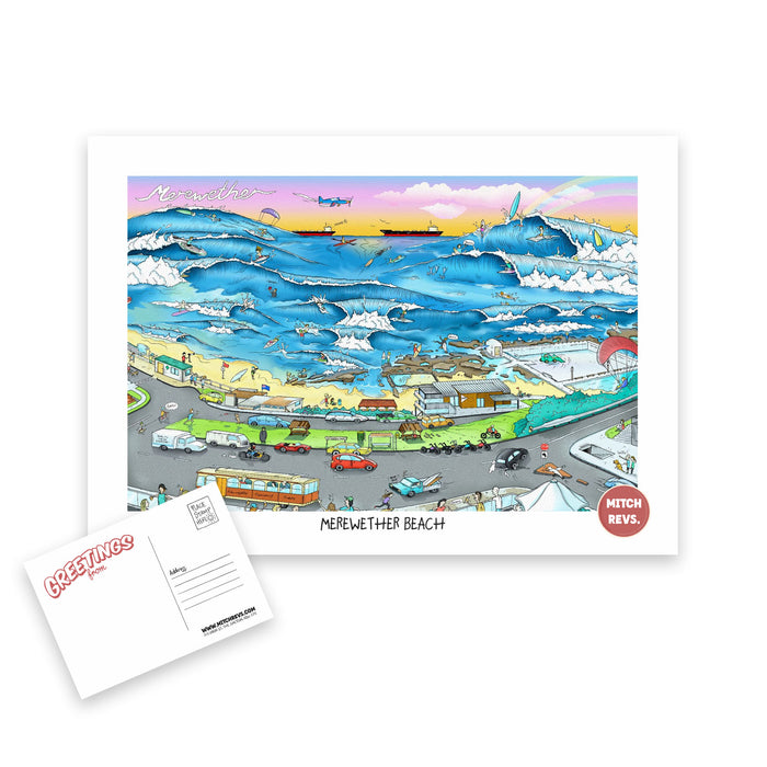 Merewether Beach Post Card
