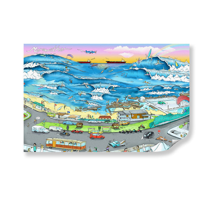 Merewether Beach Wall Decal