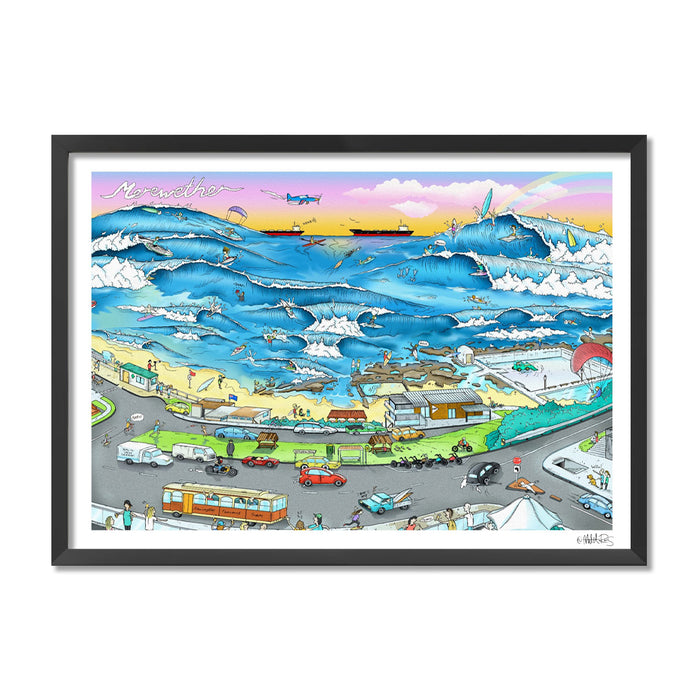 Fine Art Print / A1 (594 x 841mm) Most Popular Size / Black