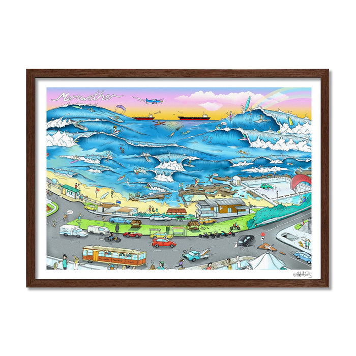 Fine Art Print / A1 (594 x 841mm) Most Popular Size / Walnut