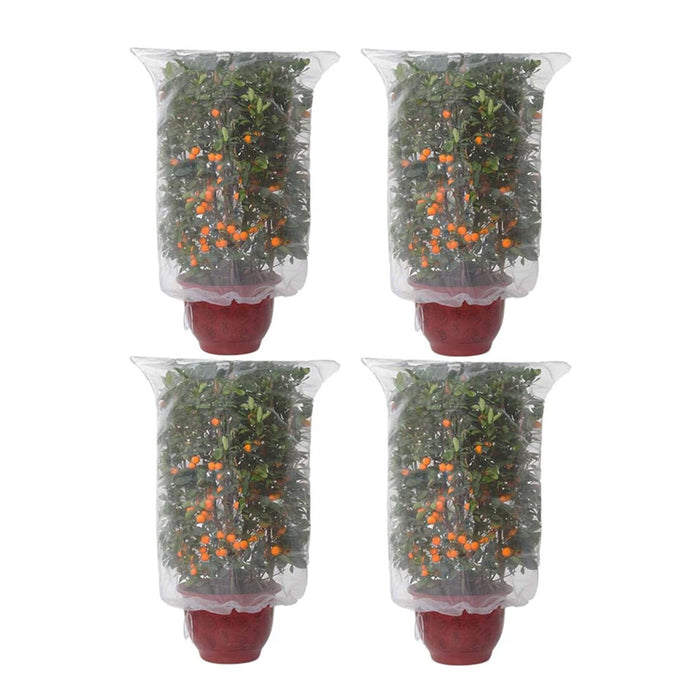 Reusable Plant Fruit Protect Drawstring Net Bag Mesh Insect Pest Barrier