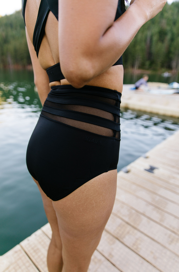 Mesh Ultra High Rise Bottoms - Swim (Last Chance Color)