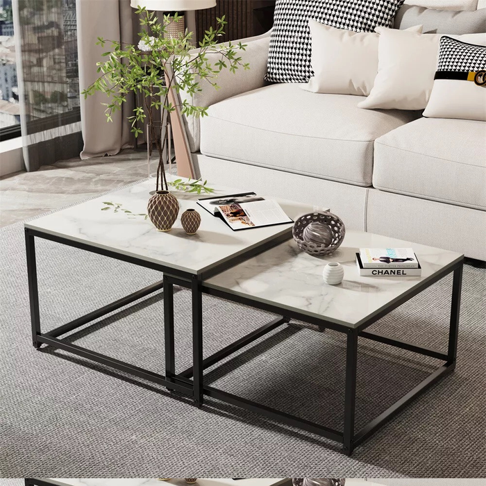 Modern Nesting Coffee Table Set