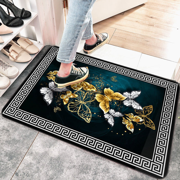 40*60CM Modern New Chinese Carpet Crystal Velvet Living Room Blanket