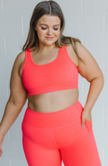 Momentum Sports Bra in Strawberry Snake (XS-L ONLY)