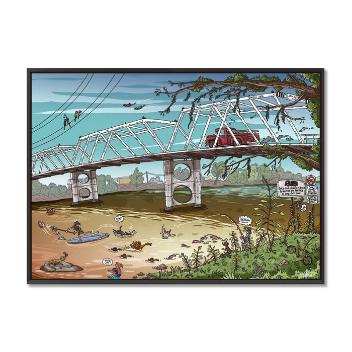 Canvas / A1 (594 x 841mm) Most Popular Size / Black