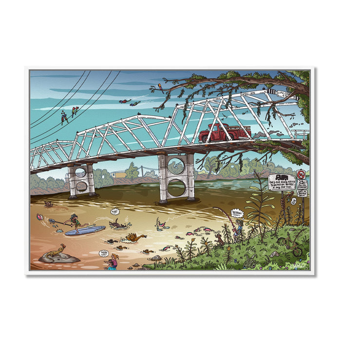 Canvas / A1 (594 x 841mm) Most Popular Size / White