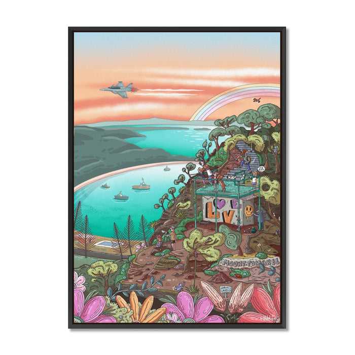 Canvas / A1 (594 x 841mm) Most Popular size / Black