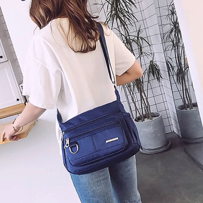 Multi Pockets Casual Crossbody Bag Women's Messenger Bag