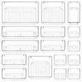 STORFEX Multifunctional Clear Plastic Drawer Organizers Set