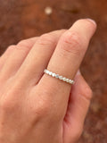 Native American, Hand-Made, Sterling Silver Stacker Ring