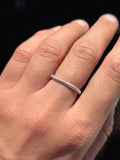 Native American, Hand-Made, Sterling Silver Stacker Ring