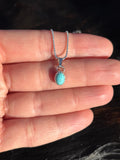 Native American, Hand-Made, Turquoise & Sterling Silver Necklace #2