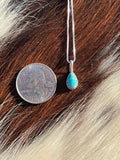 Native American, Hand-Made, Turquoise & Sterling Silver Necklace #7