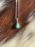 Native American, Hand-Made, Turquoise & Sterling Silver Necklace #9
