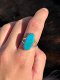 Native American, Hand-Made, Turquoise & Sterling Silver Ring