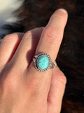 Native American, Hand-Made, Turquoise & Sterling Silver Ring
