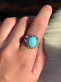 Native American, Hand-Made, Turquoise & Sterling Silver Ring
