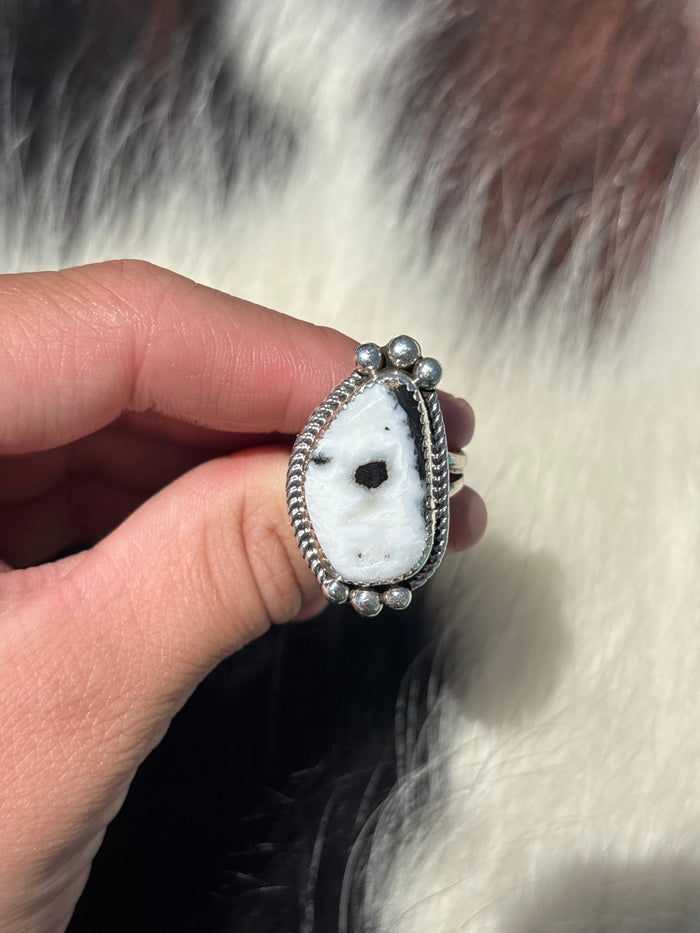 Native American, Hand-Made, Turquoise & Sterling Silver Ring