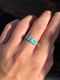 Native American, Hand-Made, Turquoise & Sterling Silver Ring