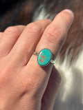 Native American, Hand-Made, Turquoise & Sterling Silver Ring